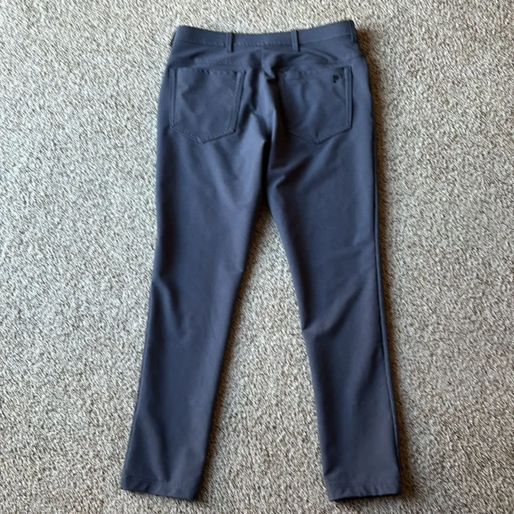 Public Rec Men’s Gray Workday 2.0 Tech Pants 5 Pocket 33